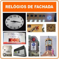 relogios de fachada